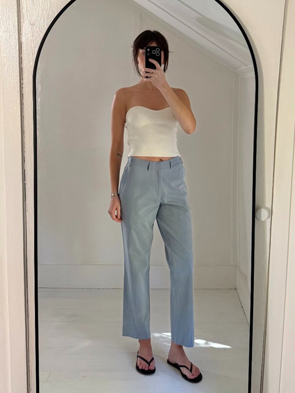 Seize Sur Vingt Cotton Woven Straight Leg Trouser Pants Size 40 Retail $390